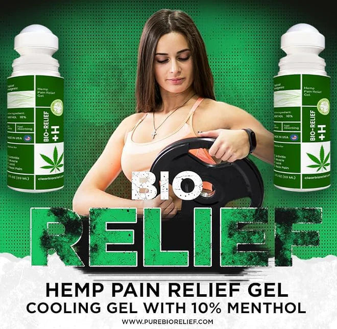 BIO-Relief +H Pain Roll On Menthol & Hemp