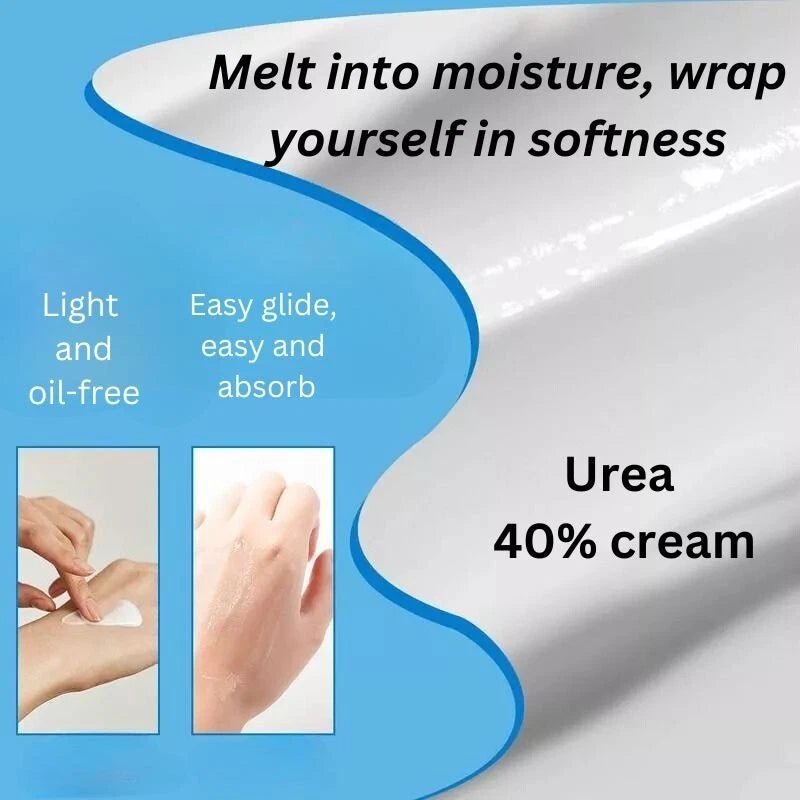 Urea Cream 40% For Feet plus Moisturizing Gel for Dry Skin 2% Salicylic Acid