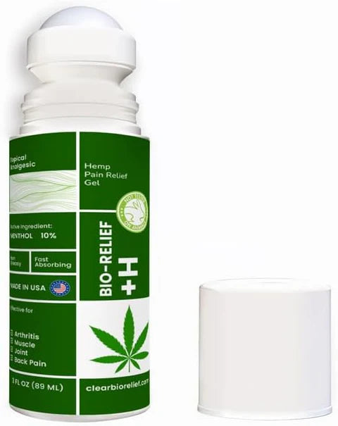 BIO-Relief +H Pain Roll On Menthol & Hemp