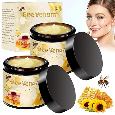 Bee Venom Treatment, New Professional Bee Venom Repair Cream,Bee Venom Moisturizing Gel, Natural Bee Venom Repair Cream, for All Skin Types (2pcs)